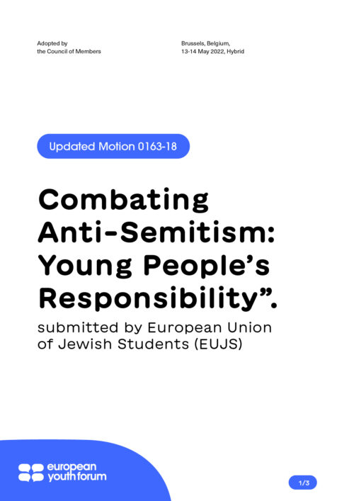 220519 UM ANTI SEMITISM