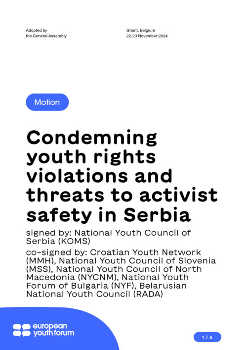 241122 M activist safety in Serbia