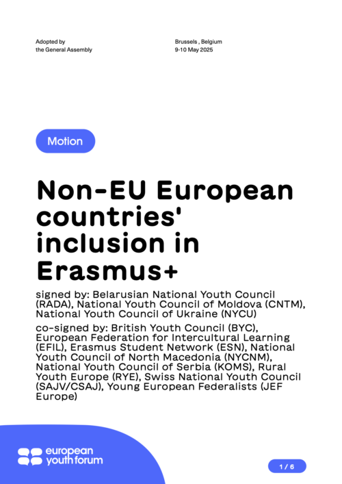 Non EU Countries inclusion in Erasmus
